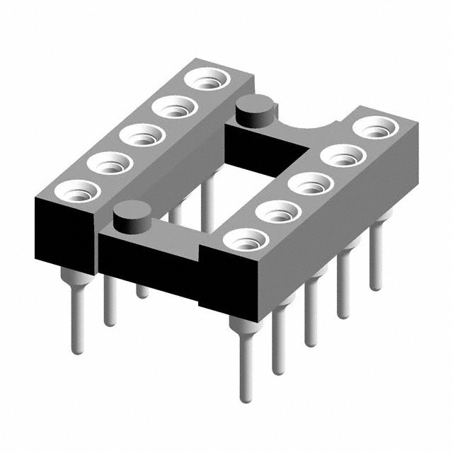 CONN IC DIP SOCKET 10POS GOLD