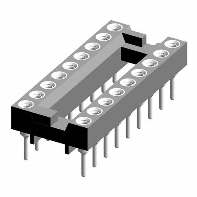 CONN IC DIP SOCKET 18POS GOLD