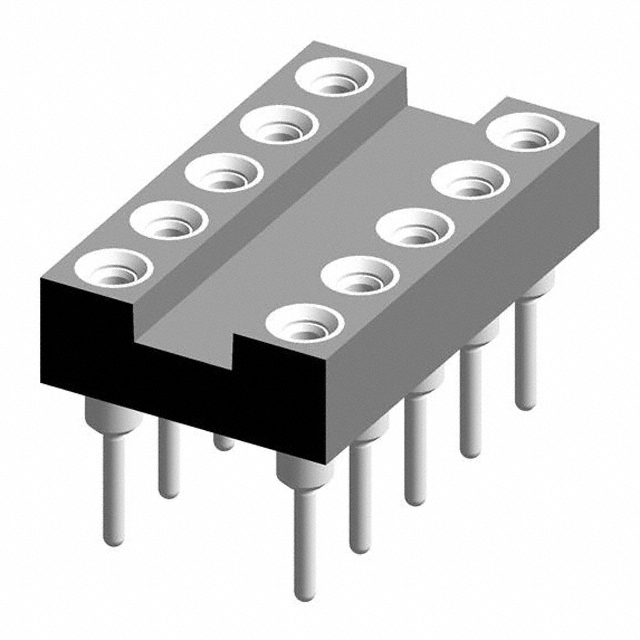 CONN IC DIP SOCKET 10POS GOLD