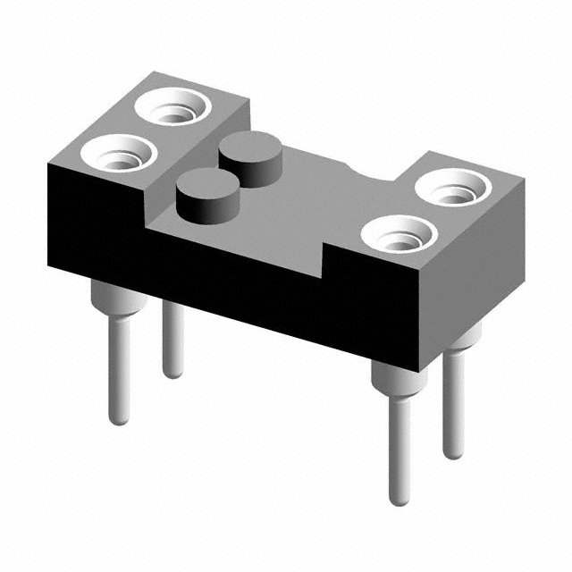 CONN IC DIP SOCKET 4POS GOLD