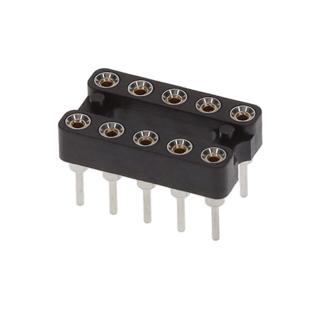CONN IC DIP SOCKET 10POS GOLD