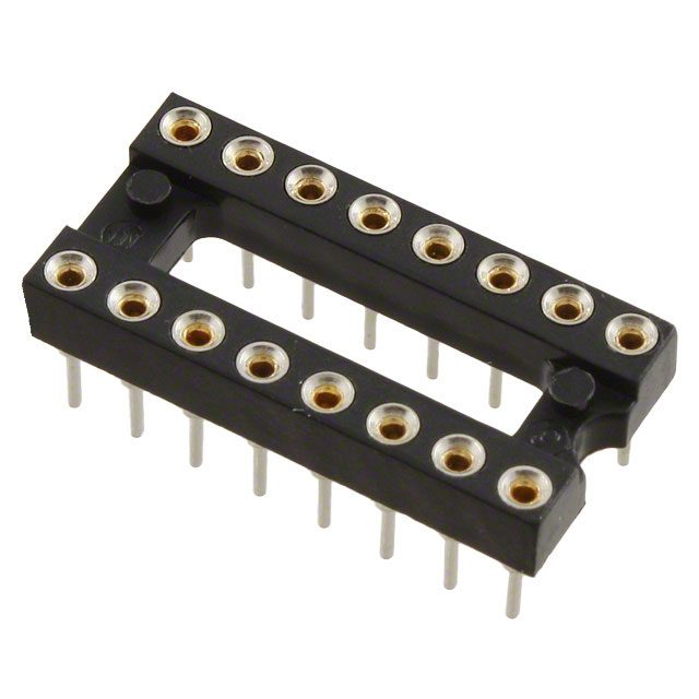 CONN IC DIP SOCKET 16POS GOLD