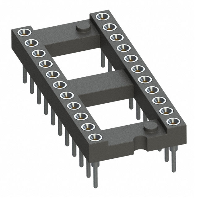 CONN IC DIP SOCKET 22POS TINLEAD
