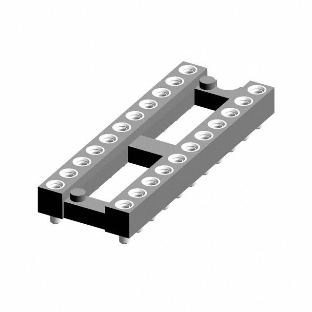 CONN IC DIP SOCKET 24POS GOLD