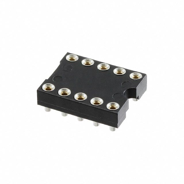CONN IC DIP SOCKET 10POS GOLD