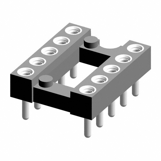 CONN IC DIP SOCKET 10POS GOLD