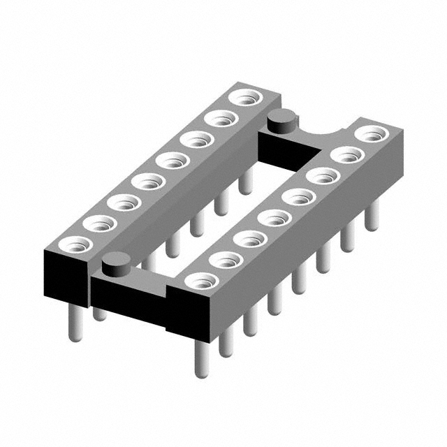 CONN IC DIP SOCKET 16POS GOLD