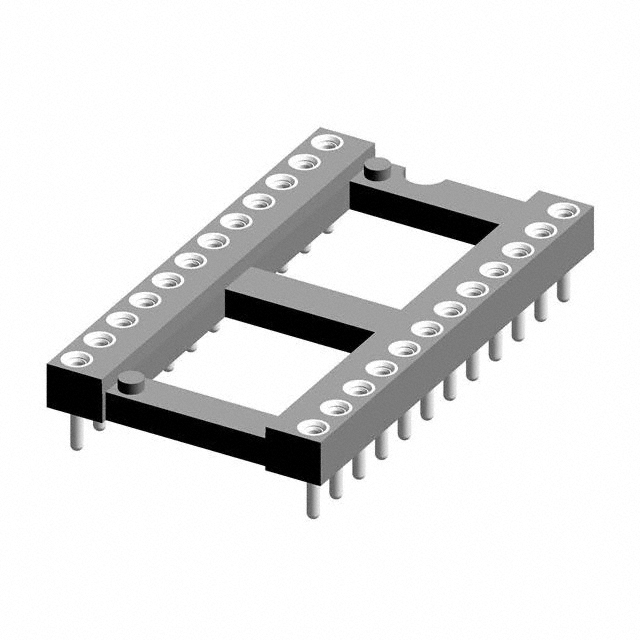 CONN IC DIP SOCKET 24POS GOLD