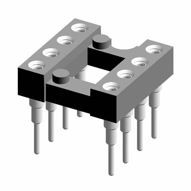 CONN IC DIP SOCKET 8POS GOLD