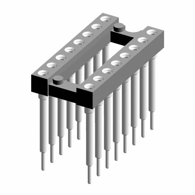CONN IC DIP SOCKET 16POS GOLD