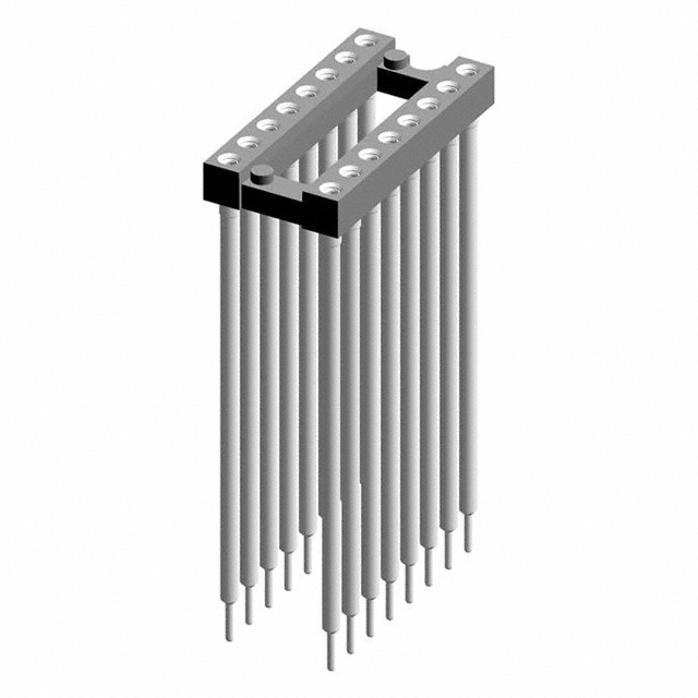 CONN IC DIP SOCKET 16POS GOLD