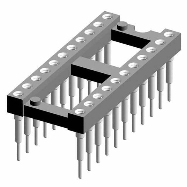 CONN IC DIP SOCKET 22POS GOLD