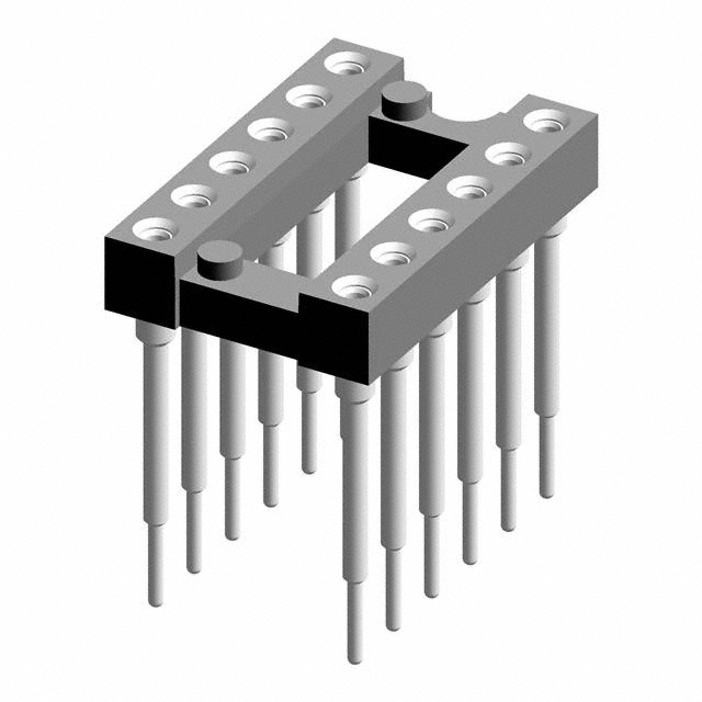 CONN IC DIP SOCKET 12POS GOLD