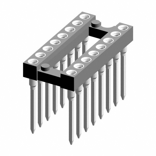 CONN IC DIP SOCKET 16POS GOLD