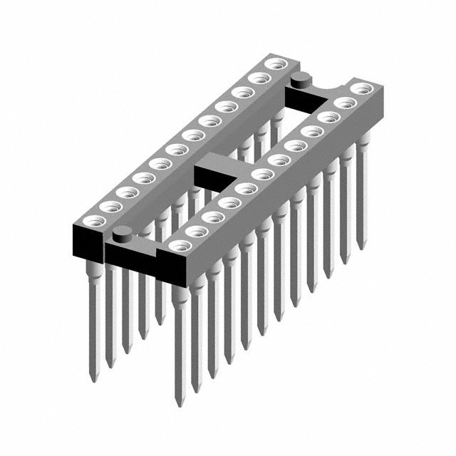 CONN IC DIP SOCKET 24POS GOLD