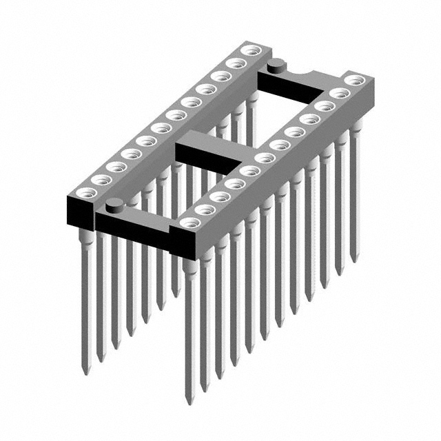 CONN IC DIP SOCKET 24POS GOLD