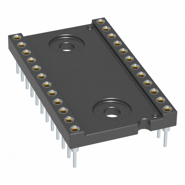 CONN IC DIP SOCKET 24POS GOLD