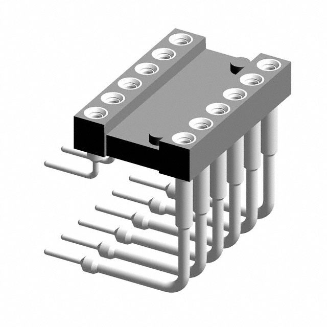 CONN IC DIP SOCKET 12POS GOLD