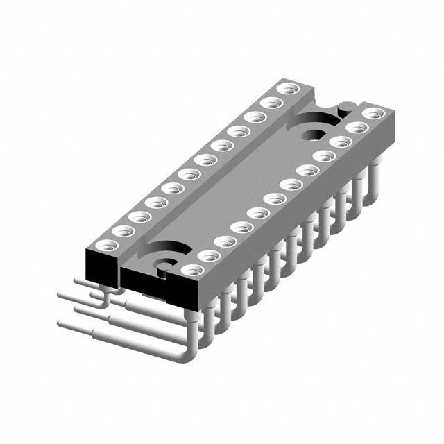 CONN IC DIP SOCKET 24POS GOLD