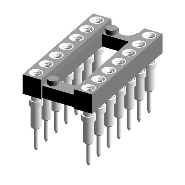 CONN IC DIP SOCKET 14POS GOLD