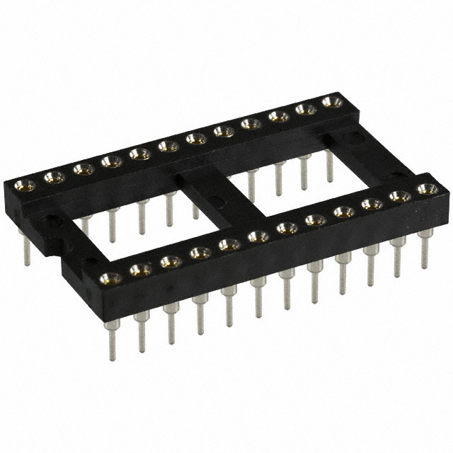 CONN IC DIP SOCKET 24POS TIN