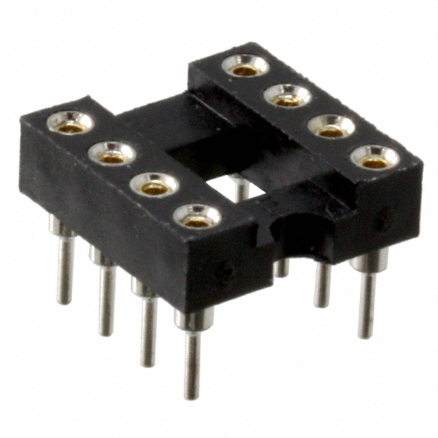 CONN IC DIP SOCKET 8POS GOLD