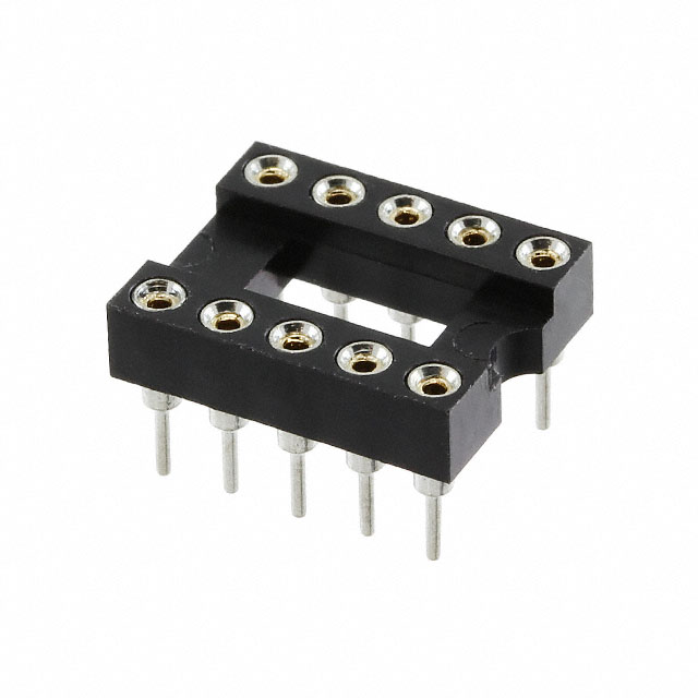 CONN IC DIP SOCKET 10POS GOLD