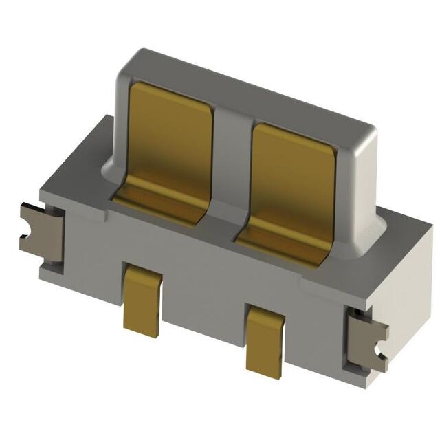CONN SSL PLUG 2POS 3MM SOLDER