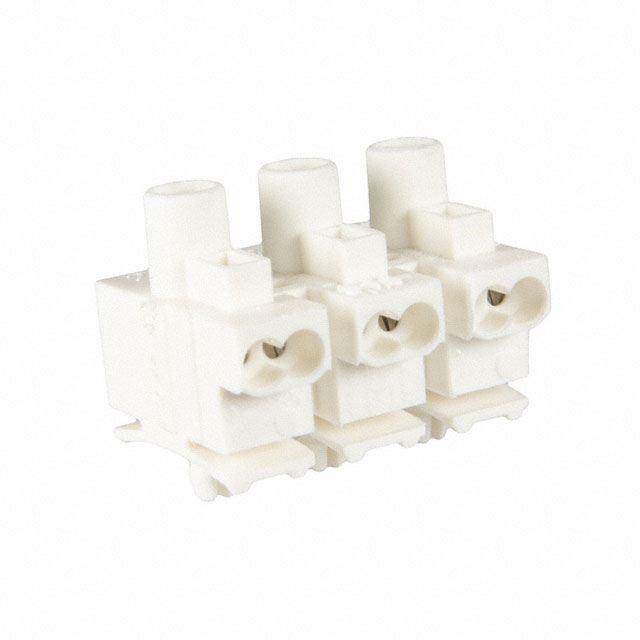 CONN TERM STRIP 3POLE SCREWLESS