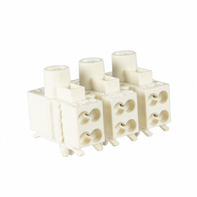 CONN TERM STRIP 3POLE SCREWLESS