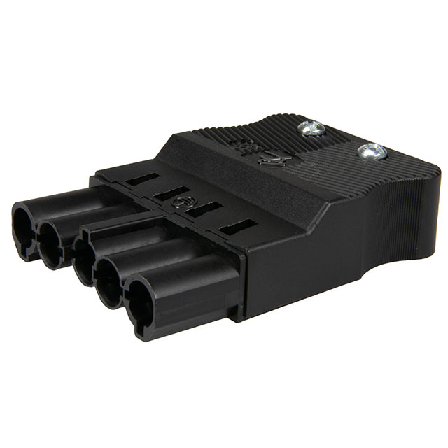 CONN PLUG 4POS SCREW W/STRAIN