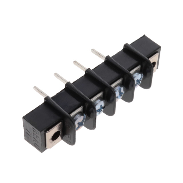 CONN BARRIER STRIP 4CIRC 0.375"