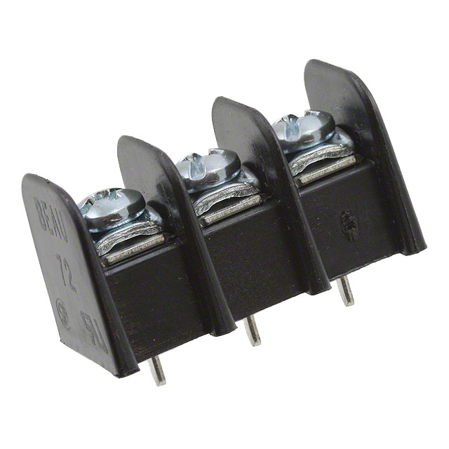 CONN BARRIER STRIP 3CIRC 0.375"