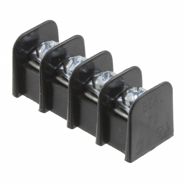 CONN BARRIER STRIP 4CIRC 0.375"