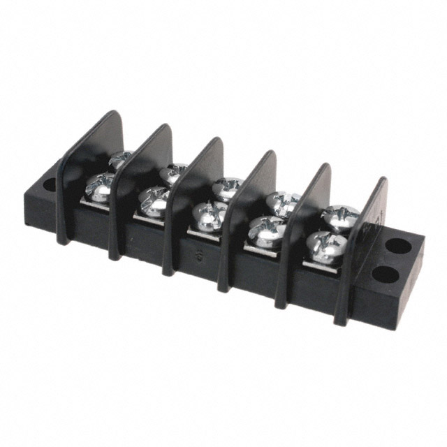 CONN BARRIER STRIP 5CIRC 0.375"