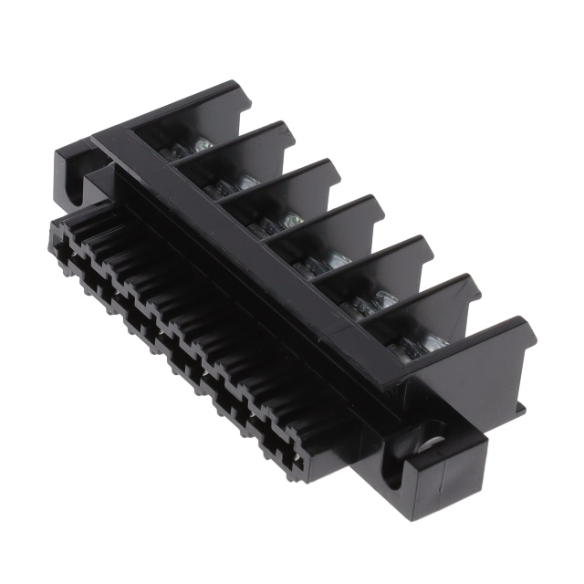 CONN BARRIER STRIP 6CIRC 0.375"