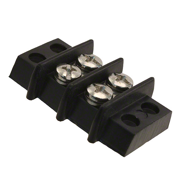 CONN BARRIER STRIP 2CIRC 0.375"