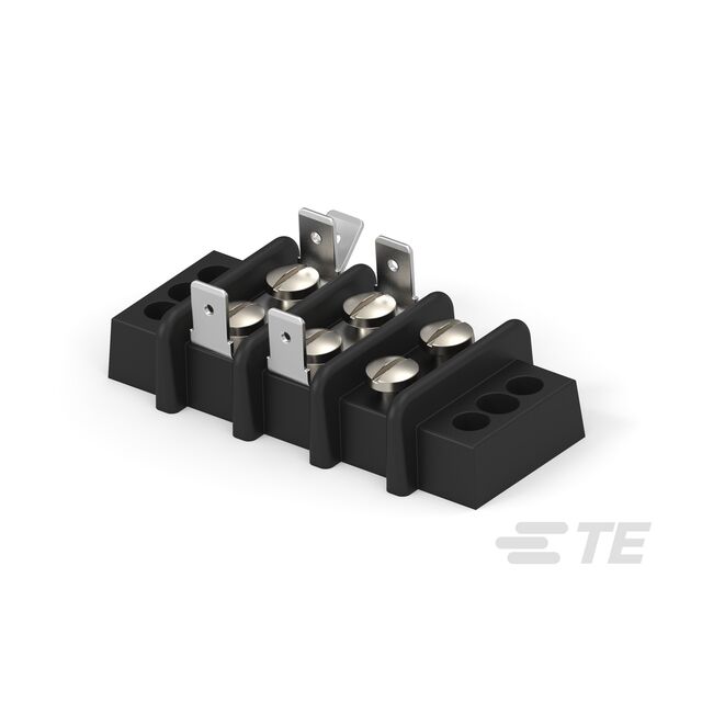 CONN BARRIER STRIP 3CIRC 0.563"