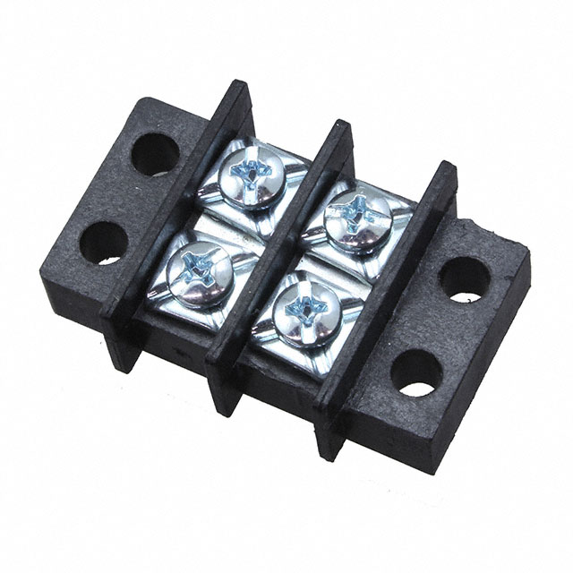 CONN BARRIER STRIP 2CIRC 0.438"