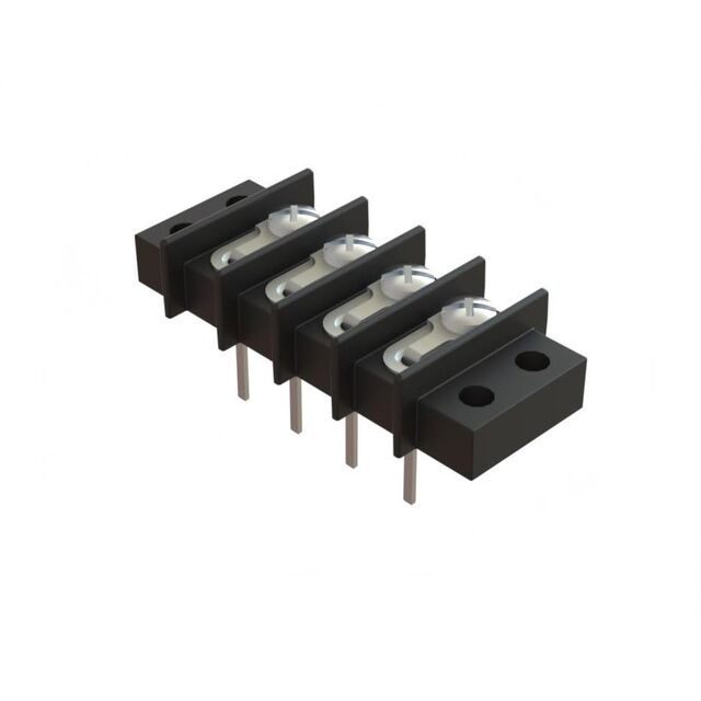 CONN BARRIER STRIP 4CIRC 0.438"