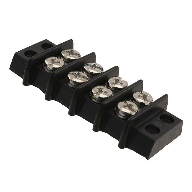 CONN BARRIER STRIP 4CIRC 0.375"