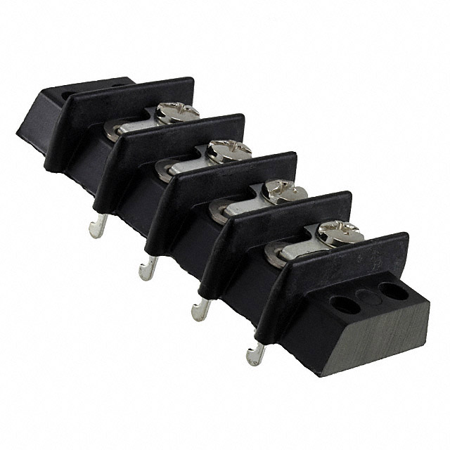 CONN BARRIER STRIP 4CIRC 0.563"