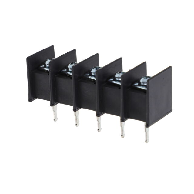 CONN BARRIER STRIP 5CIRC 0.438"
