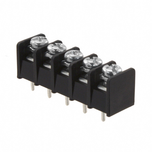 CONN BARRIER STRIP 5CIRC 0.325"
