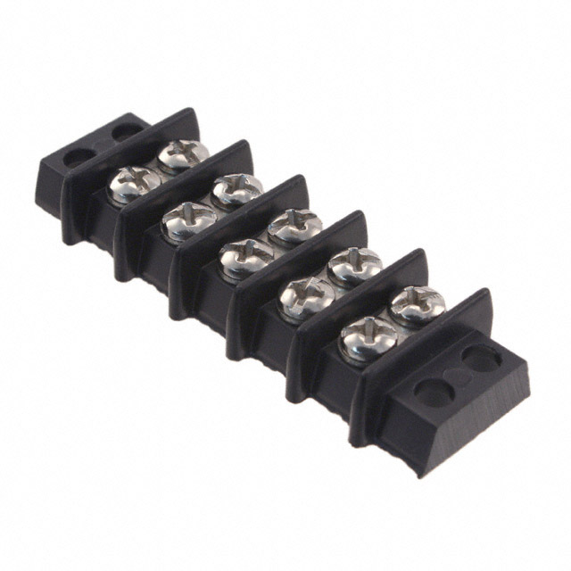 CONN BARRIER STRIP 5CIRC 0.375"