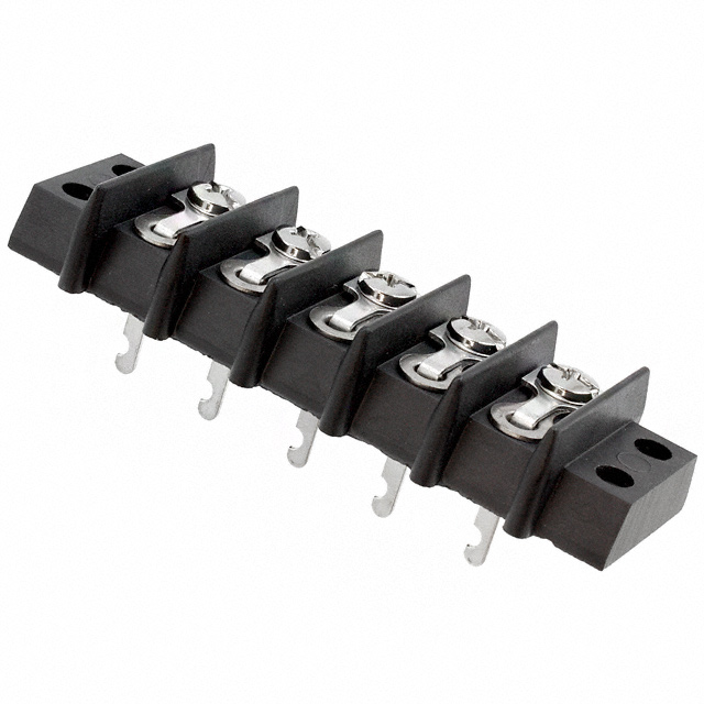 CONN BARRIER STRIP 5CIRC 0.563"
