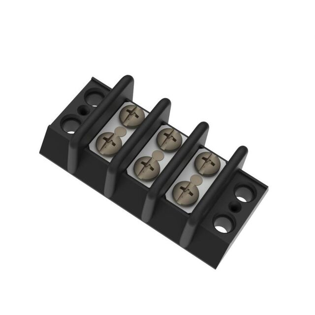 CONN BARRIER STRIP 3CIRC 0.563"