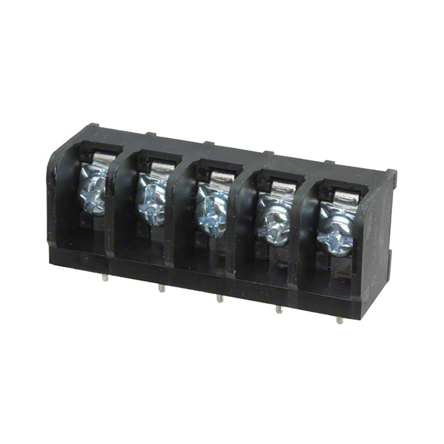 CONN BARRIER STRIP 5CIRC 0.375"