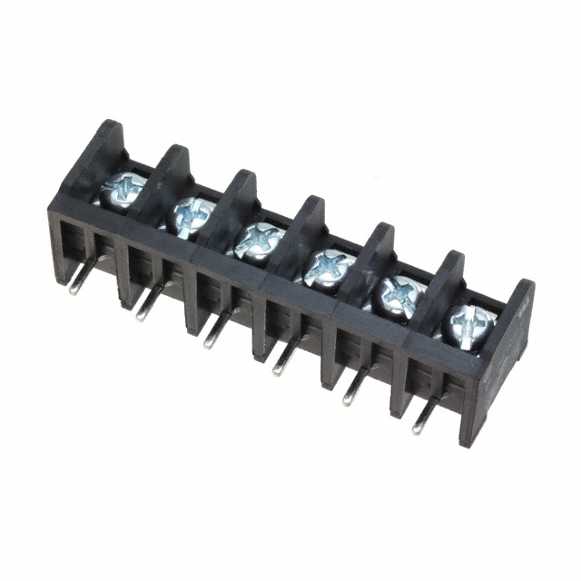 CONN BARRIER STRIP 6CIRC 0.375"