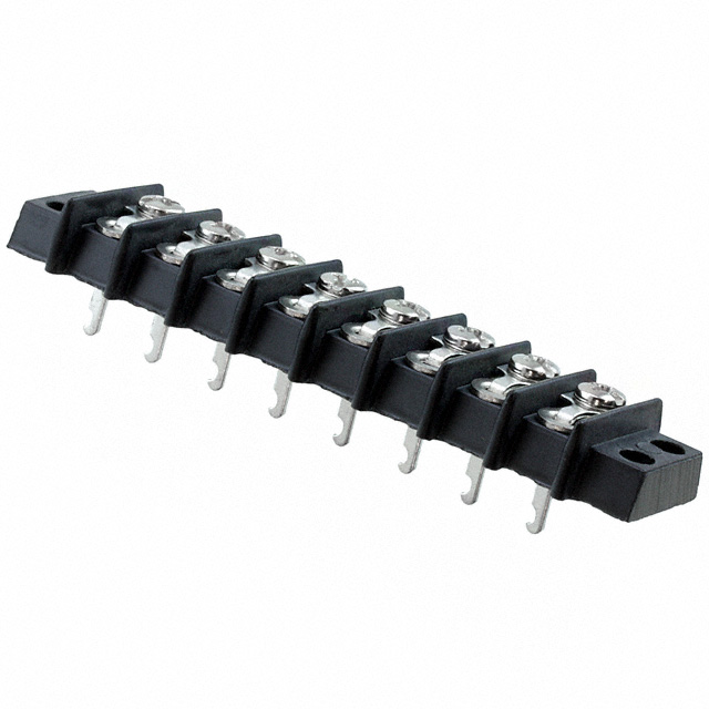 CONN BARRIER STRIP 8CIRC 0.375"